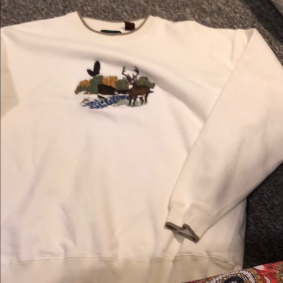 Saddlebred Other - Cream sweater by saddlebred size XL